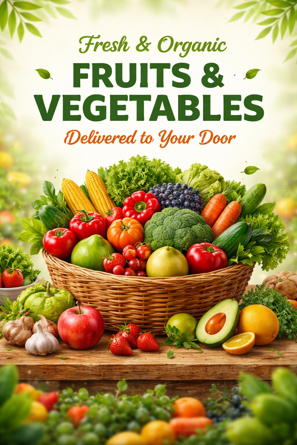 Fresh and organic produce delivery